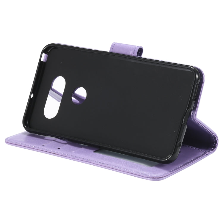 For LG G8s ThinQ Totem Flower Embossed Horizontal Flip TPU + PU Leather Case with Holder & Card Slots & Wallet
