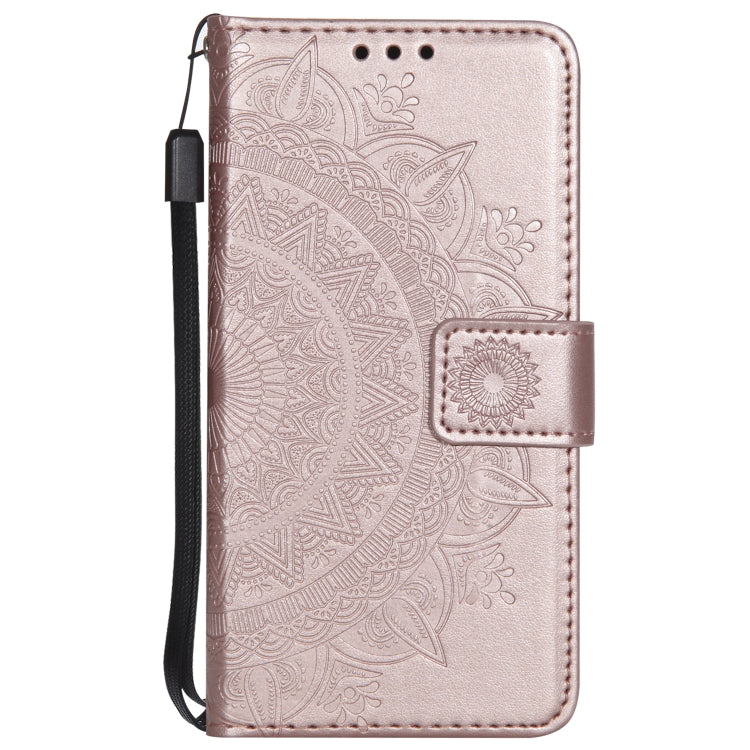 For LG G8s ThinQ Totem Flower Embossed Horizontal Flip TPU + PU Leather Case with Holder & Card Slots & Wallet