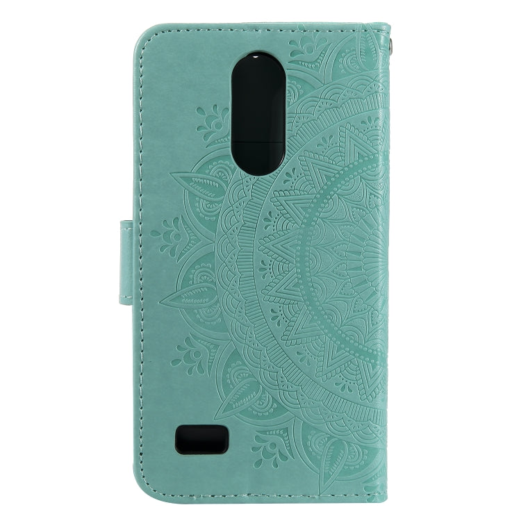 For LG K4 (2017) (US Version) Totem Flower Embossed Horizontal Flip TPU + PU Leather Case with Holder & Card Slots & Wallet