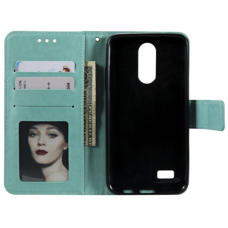For LG K4 (2017) (US Version) Totem Flower Embossed Horizontal Flip TPU + PU Leather Case with Holder & Card Slots & Wallet