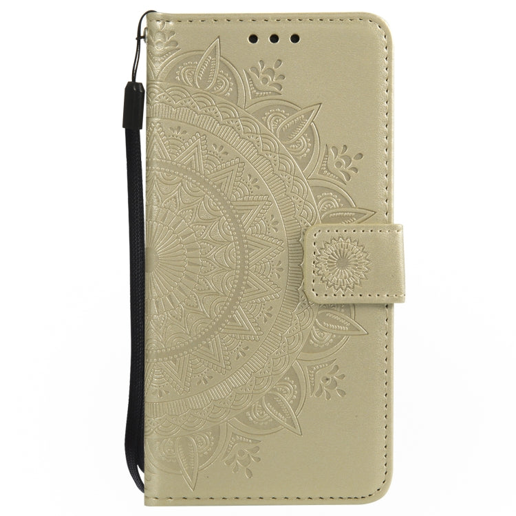 For LG K4 (2017) (US Version) Totem Flower Embossed Horizontal Flip TPU + PU Leather Case with Holder & Card Slots & Wallet