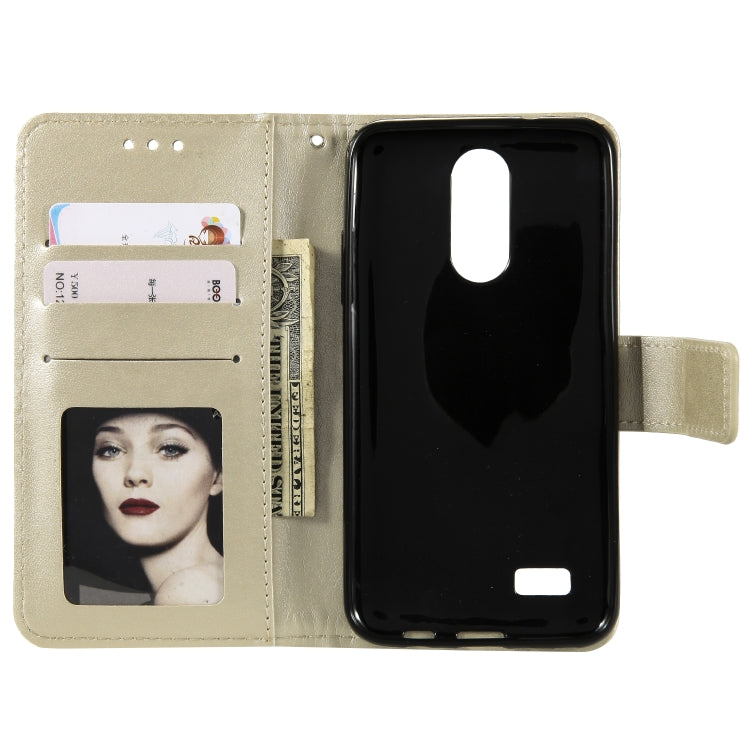 For LG K4 (2017) (US Version) Totem Flower Embossed Horizontal Flip TPU + PU Leather Case with Holder & Card Slots & Wallet