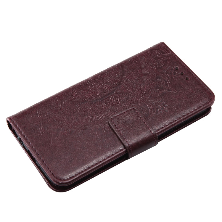 For LG K4 (2017) (US Version) Totem Flower Embossed Horizontal Flip TPU + PU Leather Case with Holder & Card Slots & Wallet
