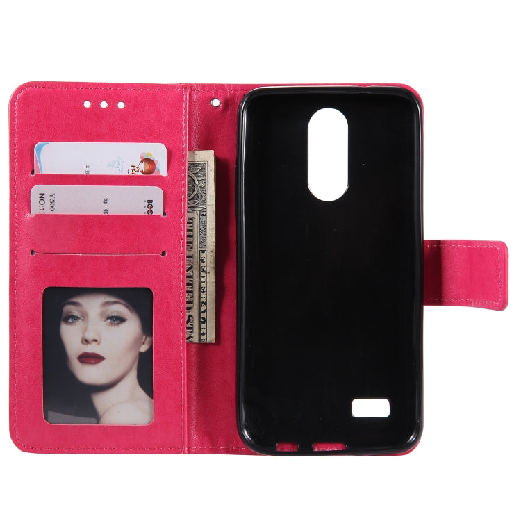 For LG K4 (2017) (US Version) Totem Flower Embossed Horizontal Flip TPU + PU Leather Case with Holder & Card Slots & Wallet