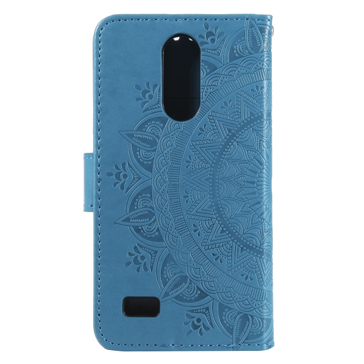 For LG K4 (2017) (US Version) Totem Flower Embossed Horizontal Flip TPU + PU Leather Case with Holder & Card Slots & Wallet