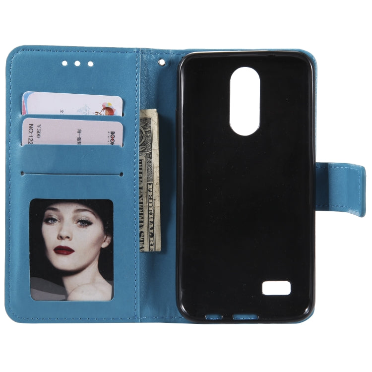 For LG K4 (2017) (US Version) Totem Flower Embossed Horizontal Flip TPU + PU Leather Case with Holder & Card Slots & Wallet