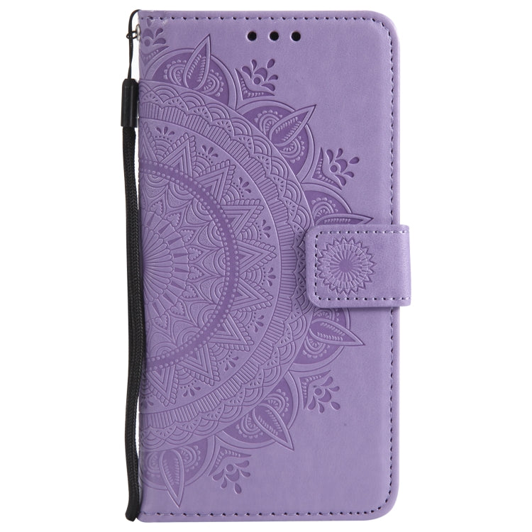 For LG K4 (2017) (US Version) Totem Flower Embossed Horizontal Flip TPU + PU Leather Case with Holder & Card Slots & Wallet