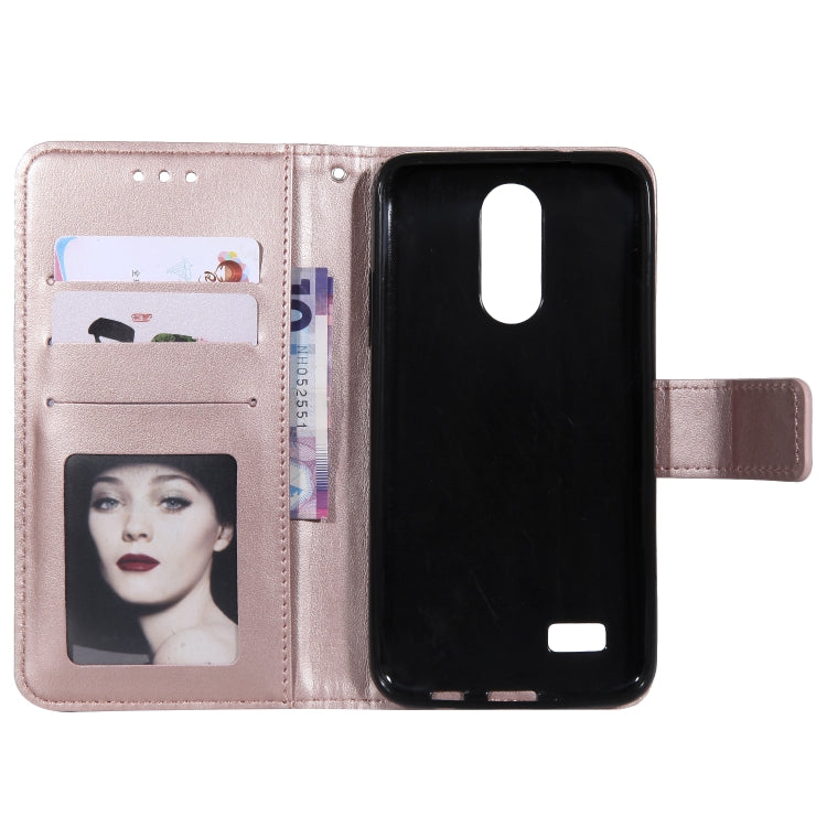 For LG K4 (2017) (US Version) Totem Flower Embossed Horizontal Flip TPU + PU Leather Case with Holder & Card Slots & Wallet
