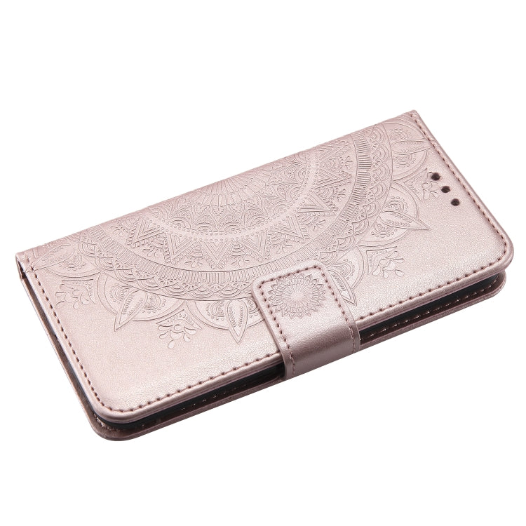 For LG K4 (2017) (US Version) Totem Flower Embossed Horizontal Flip TPU + PU Leather Case with Holder & Card Slots & Wallet