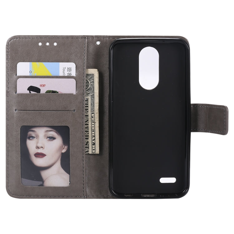 For LG K8 (2017) (EU Version) Totem Flower Embossed Horizontal Flip TPU + PU Leather Case with Holder & Card Slots & Wallet
