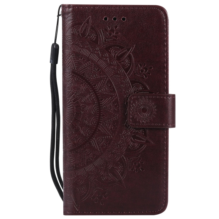 For LG K8 (2017) (EU Version) Totem Flower Embossed Horizontal Flip TPU + PU Leather Case with Holder & Card Slots & Wallet