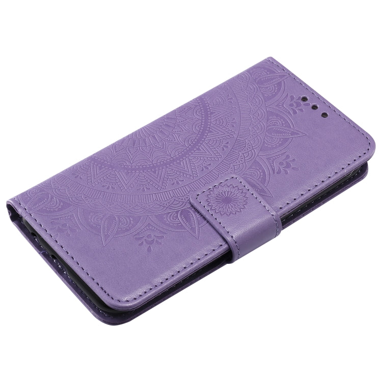 For LG K8 (2017) (EU Version) Totem Flower Embossed Horizontal Flip TPU + PU Leather Case with Holder & Card Slots & Wallet
