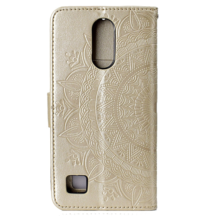 For LG K10 (2017) (EU / US Version)  Totem Flower Embossed Horizontal Flip TPU + PU Leather Case with Holder & Card Slots & Wallet