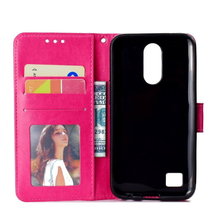 For LG K10 (2017) (EU / US Version)  Totem Flower Embossed Horizontal Flip TPU + PU Leather Case with Holder & Card Slots & Wallet