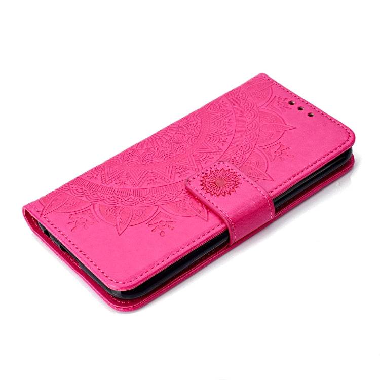 For LG K10 (2017) (EU / US Version)  Totem Flower Embossed Horizontal Flip TPU + PU Leather Case with Holder & Card Slots & Wallet