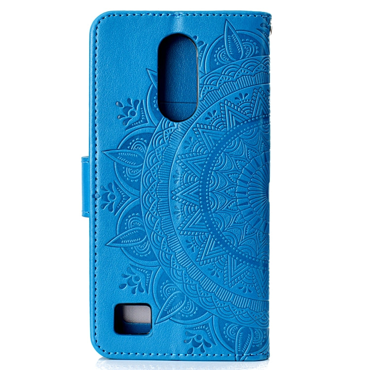 For LG K10 (2017) (EU / US Version)  Totem Flower Embossed Horizontal Flip TPU + PU Leather Case with Holder & Card Slots & Wallet