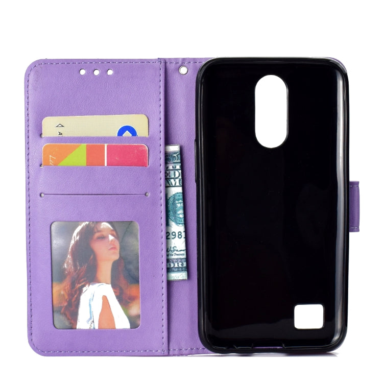 For LG K10 (2017) (EU / US Version)  Totem Flower Embossed Horizontal Flip TPU + PU Leather Case with Holder & Card Slots & Wallet