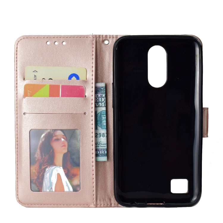 For LG K10 (2017) (EU / US Version)  Totem Flower Embossed Horizontal Flip TPU + PU Leather Case with Holder & Card Slots & Wallet