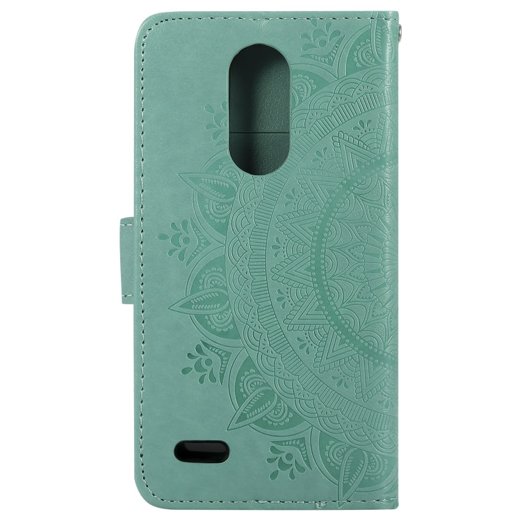 For LG K10 (2018) Totem Flower Embossed Horizontal Flip TPU + PU Leather Case with Holder & Card Slots & Wallet