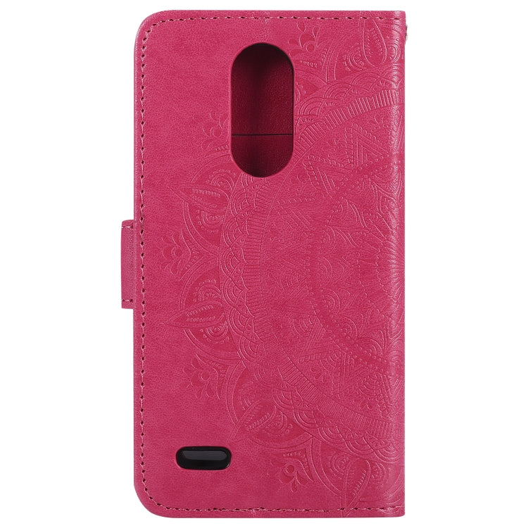 For LG K10 (2018) Totem Flower Embossed Horizontal Flip TPU + PU Leather Case with Holder & Card Slots & Wallet