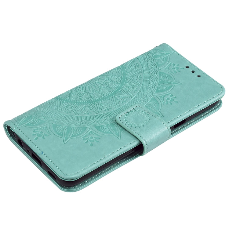 For LG K40 Totem Flower Embossed Horizontal Flip TPU + PU Leather Case with Holder & Card Slots & Wallet