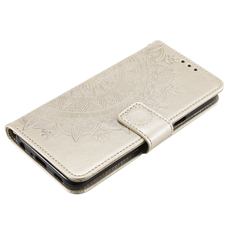 For LG K40 Totem Flower Embossed Horizontal Flip TPU + PU Leather Case with Holder & Card Slots & Wallet