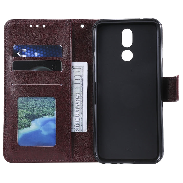 For LG K40 Totem Flower Embossed Horizontal Flip TPU + PU Leather Case with Holder & Card Slots & Wallet
