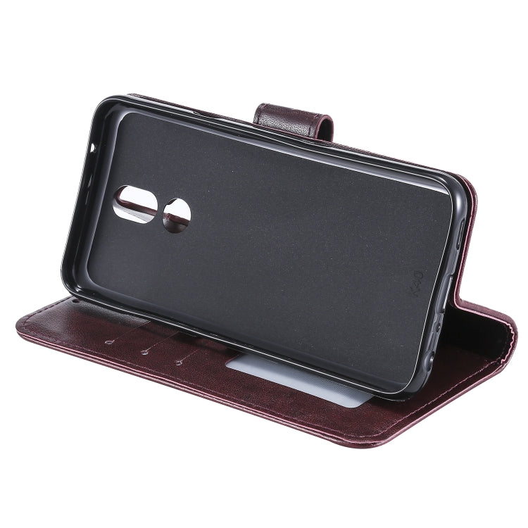 For LG K40 Totem Flower Embossed Horizontal Flip TPU + PU Leather Case with Holder & Card Slots & Wallet