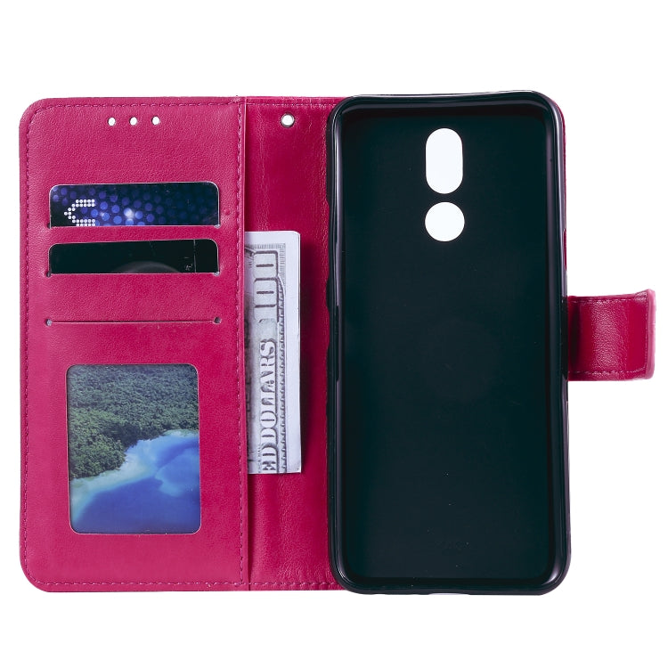 For LG K40 Totem Flower Embossed Horizontal Flip TPU + PU Leather Case with Holder & Card Slots & Wallet