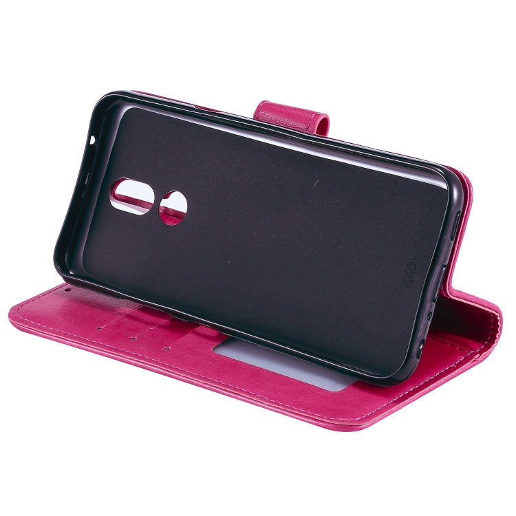For LG K40 Totem Flower Embossed Horizontal Flip TPU + PU Leather Case with Holder & Card Slots & Wallet