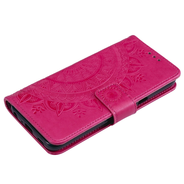 For LG K40 Totem Flower Embossed Horizontal Flip TPU + PU Leather Case with Holder & Card Slots & Wallet