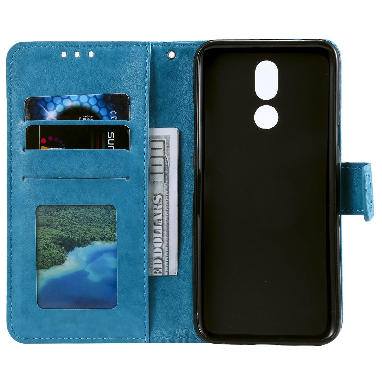 For LG K40 Totem Flower Embossed Horizontal Flip TPU + PU Leather Case with Holder & Card Slots & Wallet