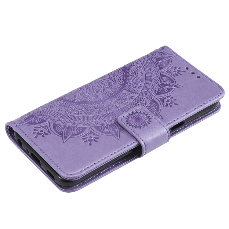 For LG K40 Totem Flower Embossed Horizontal Flip TPU + PU Leather Case with Holder & Card Slots & Wallet