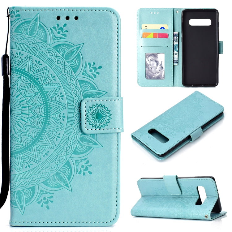 For V60 ThinQ 5G Totem Flower Embossed Horizontal Flip TPU + PU Leather Case with Holder & Card Slots & Wallet