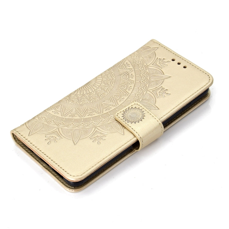 For V60 ThinQ 5G Totem Flower Embossed Horizontal Flip TPU + PU Leather Case with Holder & Card Slots & Wallet