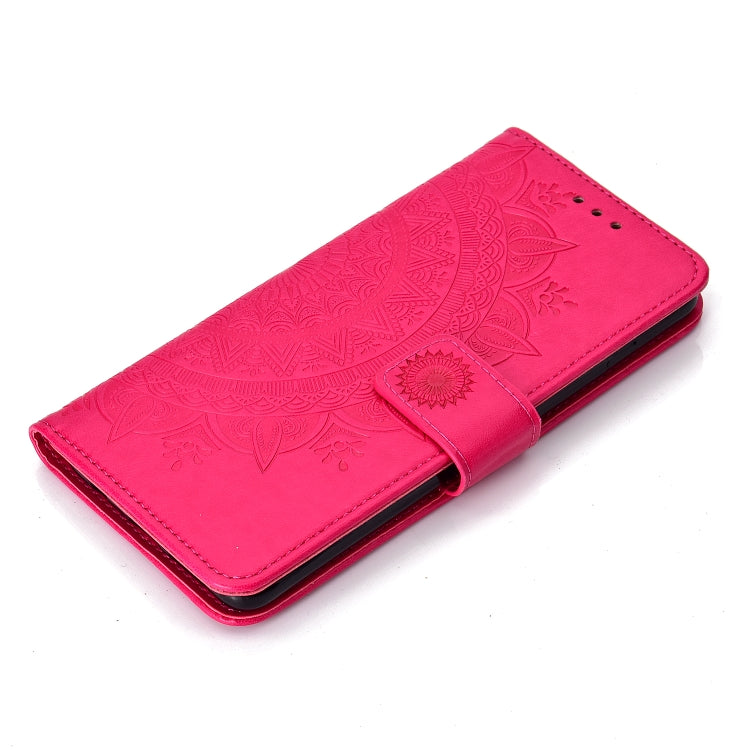 For V60 ThinQ 5G Totem Flower Embossed Horizontal Flip TPU + PU Leather Case with Holder & Card Slots & Wallet