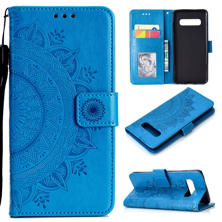 For V60 ThinQ 5G Totem Flower Embossed Horizontal Flip TPU + PU Leather Case with Holder & Card Slots & Wallet