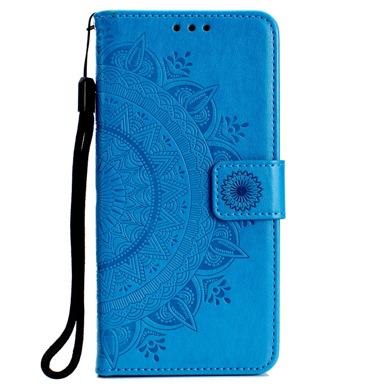 For V60 ThinQ 5G Totem Flower Embossed Horizontal Flip TPU + PU Leather Case with Holder & Card Slots & Wallet