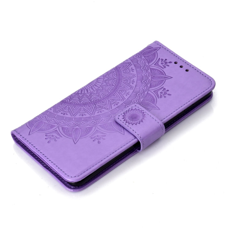 For V60 ThinQ 5G Totem Flower Embossed Horizontal Flip TPU + PU Leather Case with Holder & Card Slots & Wallet