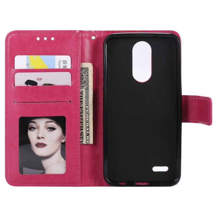 For LG X210 Totem Flower Embossed Horizontal Flip TPU + PU Leather Case with Holder & Card Slots & Wallet