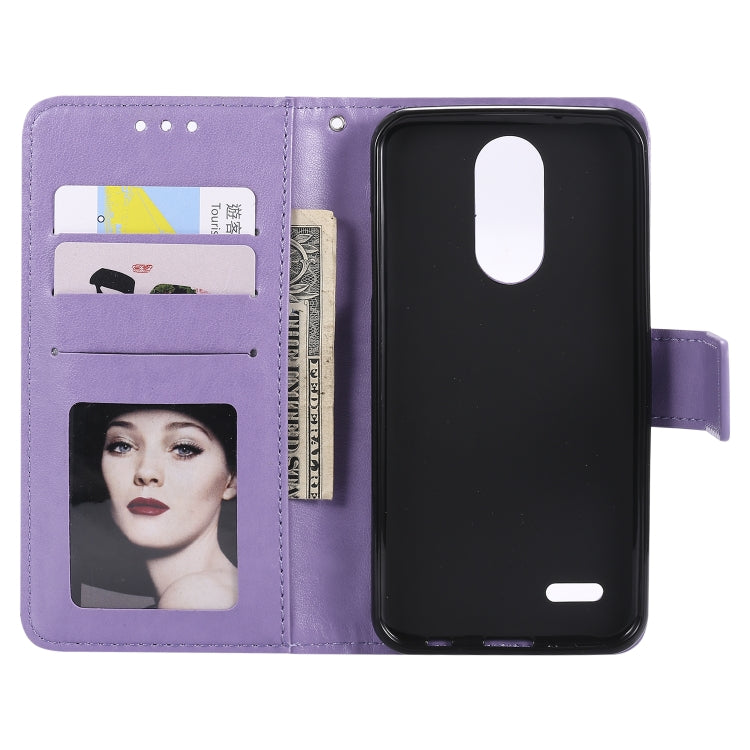 For LG X210 Totem Flower Embossed Horizontal Flip TPU + PU Leather Case with Holder & Card Slots & Wallet