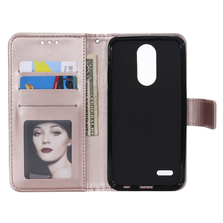 For LG X210 Totem Flower Embossed Horizontal Flip TPU + PU Leather Case with Holder & Card Slots & Wallet