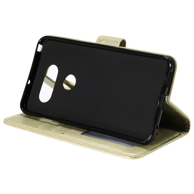 For LG V30 Totem Flower Embossed Horizontal Flip TPU + PU Leather Case with Holder & Card Slots & Wallet