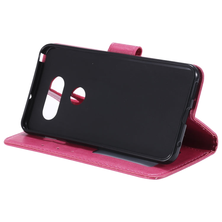 For LG V30 Totem Flower Embossed Horizontal Flip TPU + PU Leather Case with Holder & Card Slots & Wallet