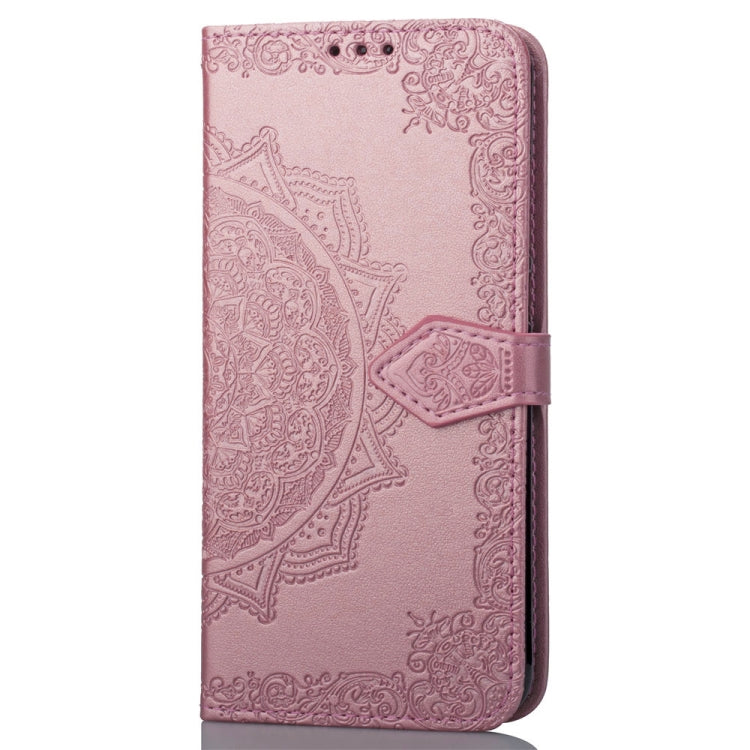 For Huawei Honor 10 Lite Halfway Mandala Embossing Pattern Horizontal Flip Leather Case with Holder & Card Slots & Wallet & Lanyard