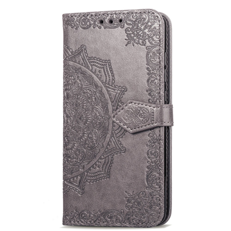 For Huawei Mate 20 Pro Halfway Mandala Embossing Pattern Horizontal Flip Leather Case with Holder & Card Slots & Wallet & Lanyard