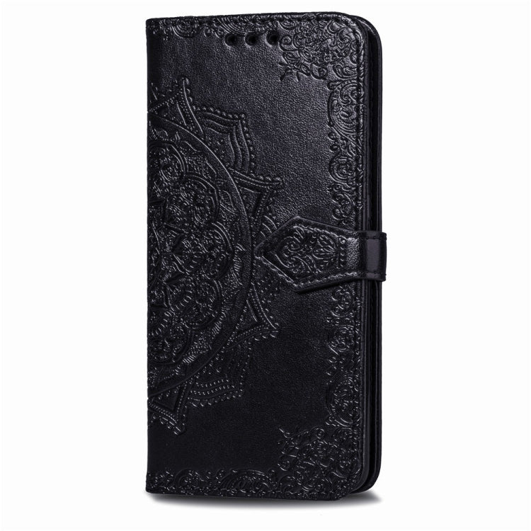 For Huawei Mate 20 Halfway Mandala Embossing Pattern Horizontal Flip Leather Case with Holder & Card Slots & Wallet & Lanyard