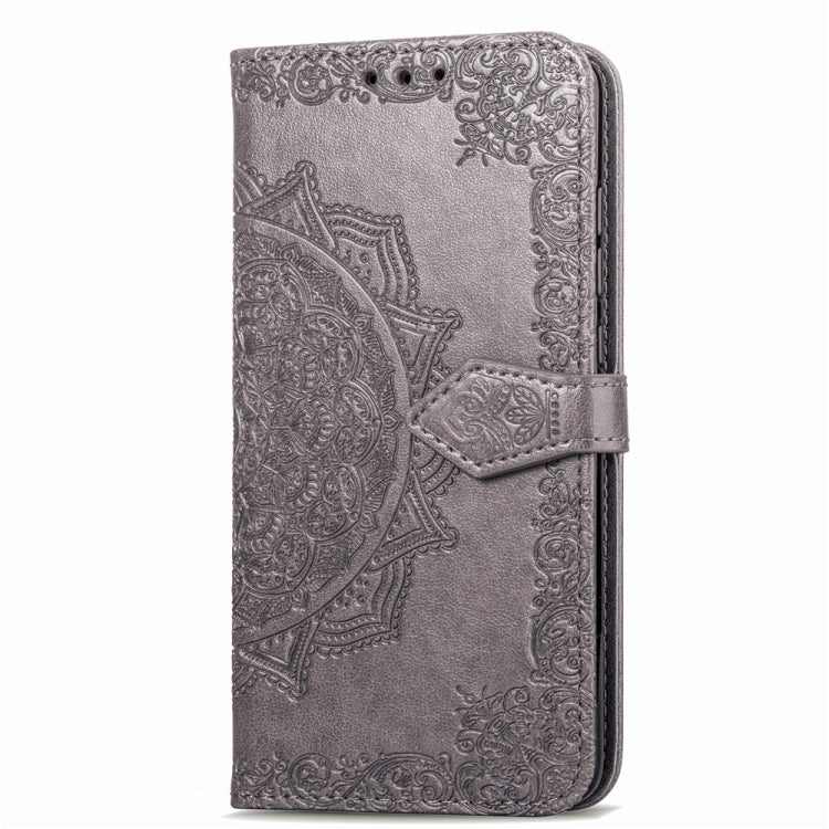 For Huawei Mate 20 Halfway Mandala Embossing Pattern Horizontal Flip Leather Case with Holder & Card Slots & Wallet & Lanyard