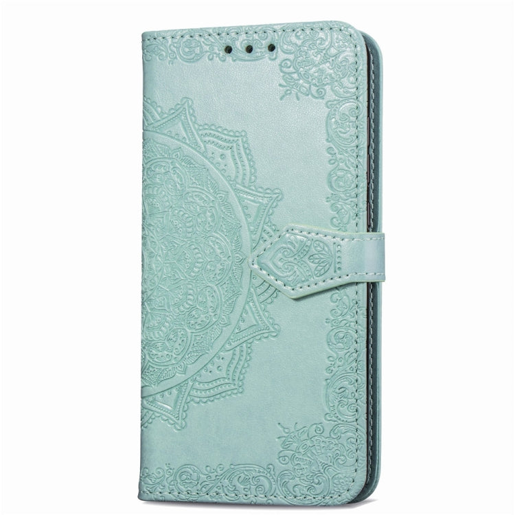 For Huawei Mate 20 Halfway Mandala Embossing Pattern Horizontal Flip Leather Case with Holder & Card Slots & Wallet & Lanyard