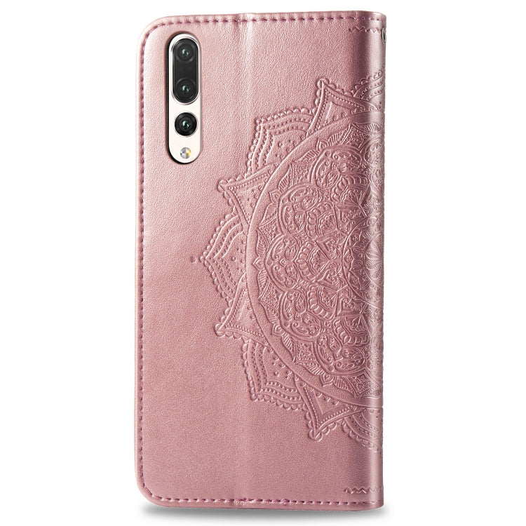 For Huawei P20 Pro Halfway Mandala Embossing Pattern Horizontal Flip Leather Case with Holder & Card Slots & Wallet & Lanyard